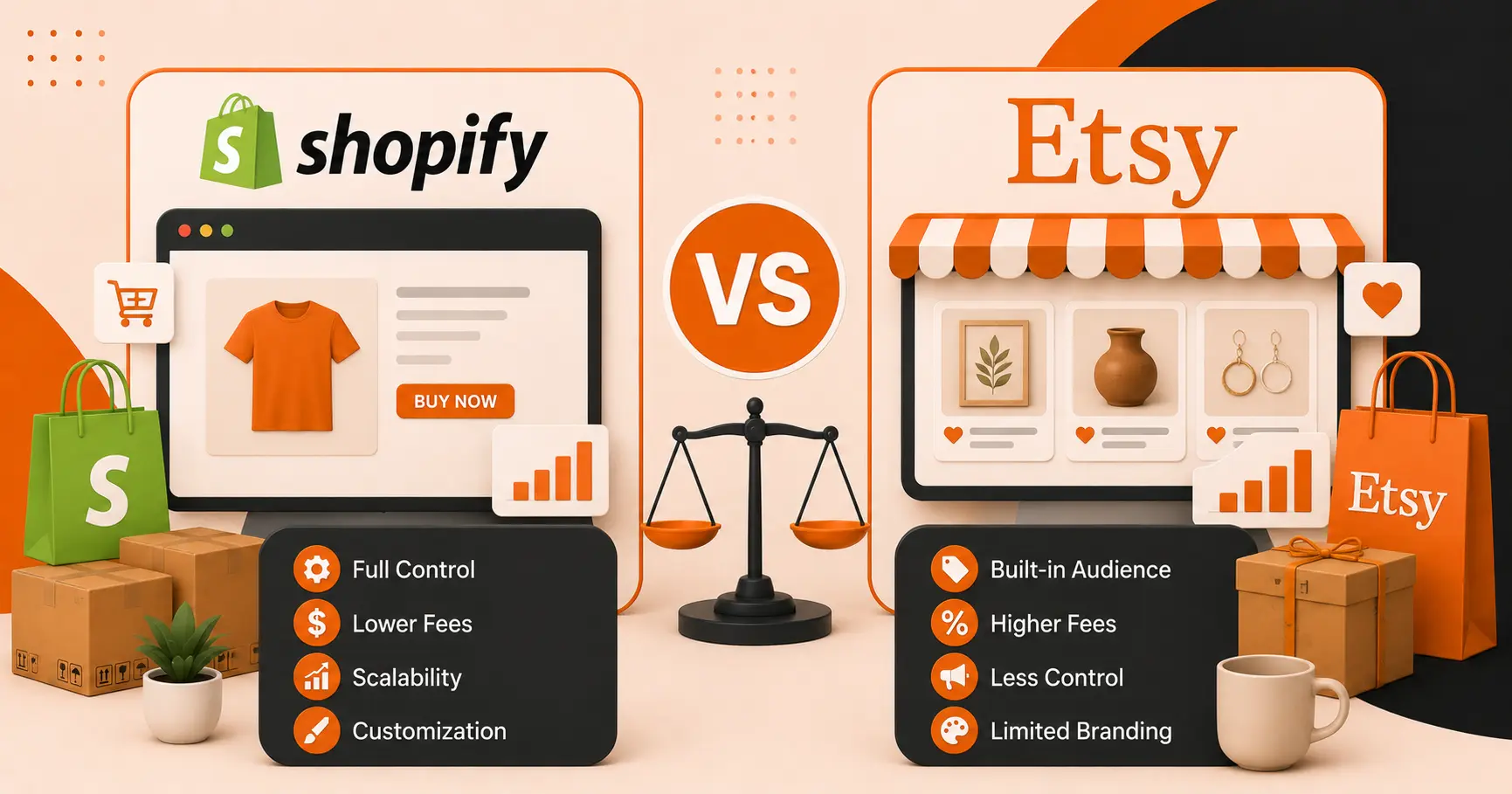 Shopify vs Etsy: Which Platform is Right for Your Business?